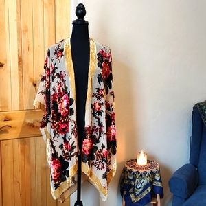 Bohemian rose wrap